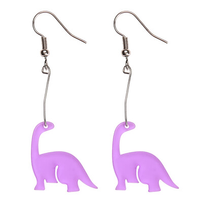 

Personality Dinosaurs shape Alloy Punk Acrylic Long Earrings Women Girl