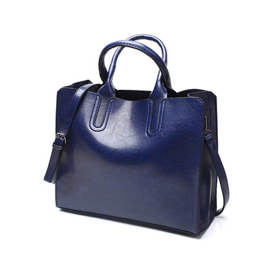 

New Fashion Handbags Trade Shoulder Cross Oil Wax Bag