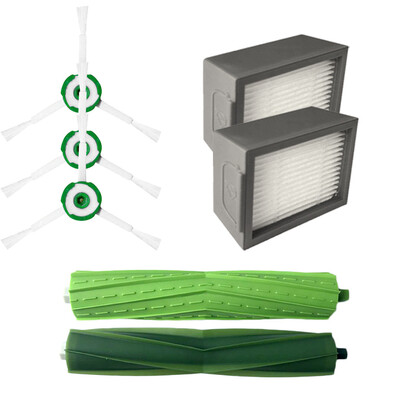 

〖Follure〗Side Brush&Hepa Filters&Bristle Brush for iRobot Roomba i7 i7i7 Plus E5 E6 E7