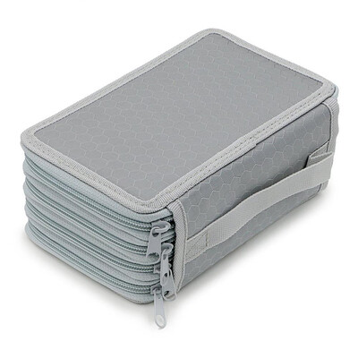 

Four-Layer 72 Holes Sketch Art Drawing Pencil Case Organizer Pure Color Pen Bag Portable Watercolor Pencil Wrap Without Pencil
