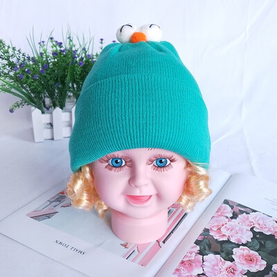 

Autumn baby hat Korean sesame eyes baby knitting hat cartoon hat warm hat for boys&girls cute Pullover hat