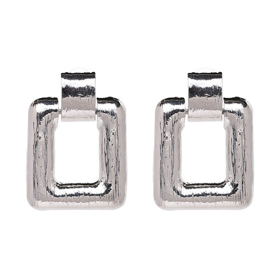 

2019 New arrival vintage Metal Geometric Maxi Statement Earrings Charm Big statement Drop Earring za jewelry