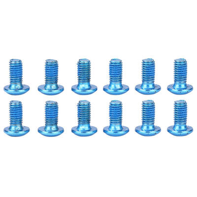 

12pcs M5x8mm Disk Brake Rotor Bolts T25 Bike Bottle Holder Bolts Cage Screw
