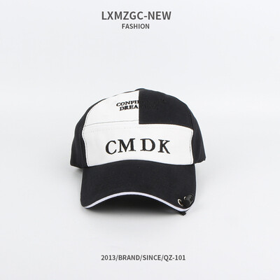 

2019 new hat Korean letter embroidery baseball cap fashionable hip hop cap with adjustable curved brim