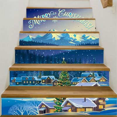 

Tailored Christmas Decoration Stair Stickers Christmas Stairs Stickers Wall Stickers