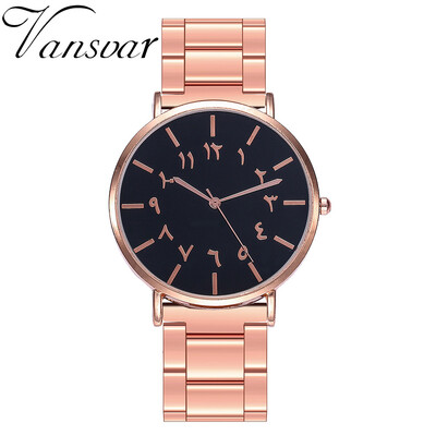 

Featured Women Watches Creative Number Dial Ladies Analog Quartz Wristwatch High Quality Alloy Strap Clock Relogio Feminino