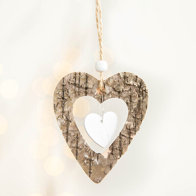 

〖Follure〗Rustic Merry Christmas Tree Decor Felt Wooden Pendant Xmas Hanging Ornaments