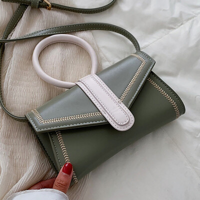 

North bag summer new female 2019 new fashion Joker shoulder bag texture foreign style slung portable small square bag
