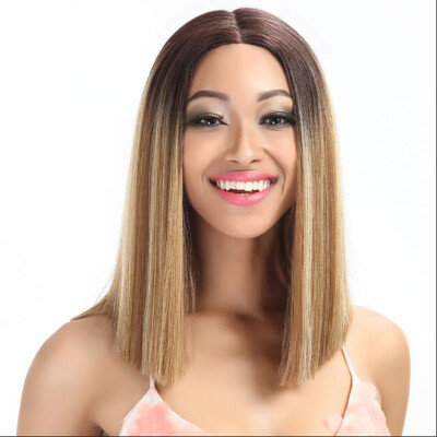 

Noble Hair Synthetic Lace Front Wig Straight Hair 14 Inch Lace Wigs For Black Women Ombre Hair Synthetic Lace Front Wig