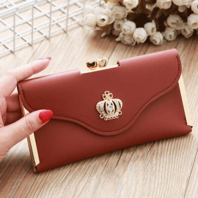 

Women Leather Clutch Long Wallet PU Card Holder Lady Purse Envelope Bag Handbag