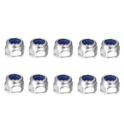 

DIN985 304 Stainless Steel Nylon Flange Nut Hexagonal Anti-skid Nuts