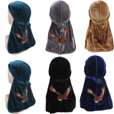 

Premium Velvet Durag Waves Cap Silk Fashion Tercel Silky Doo Rag Headwrap Satin