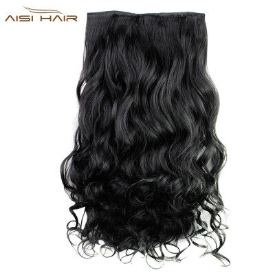 

AISI HAIR Long Curly Synthetic 5 Clips in Wig Extensions for Women