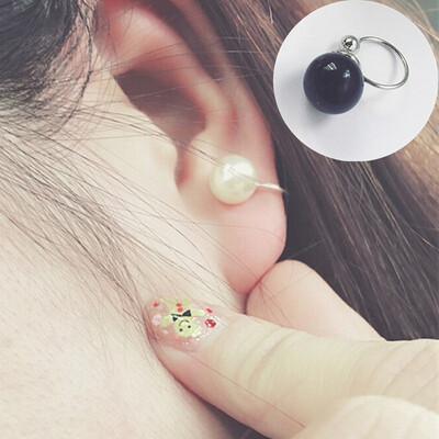 

New Fashion Clip Earrings For Women Imitation Pearl Cross Triangle Crystal Hollow U-shaped Ear Bone Cuff Invisible Men Jewelry
