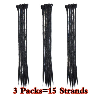 

Dreadlock Extension Ombre For Hip-Hop Synthetic Heat Resistant Crochet Braiding Hair Handmade Extension Twist Braiding For Women