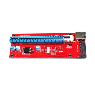 

USB 30 PCI-E Express 1x to16x Extender Riser Card Adapter SATA 15PIN Power