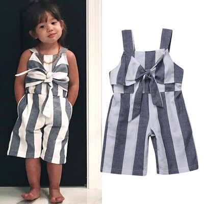 

Toddler Kids Baby Girls Jumpsuit Romper Bodysuit Clothes Outfits Set Playsuit Overall