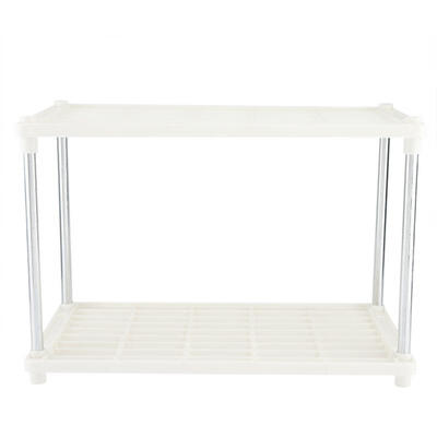 

Greensen 2-Tier Kitchen Spice Jars Storage Rack Stand Detachable Bathroom Organizer
