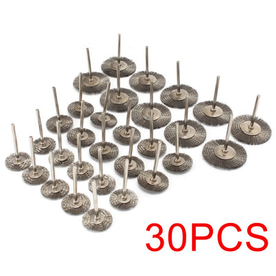 

T-shaped Stainless Steel Wire Wheel Brush Cleaner Polishing For Rotary Grinder