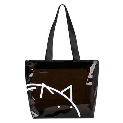 

Women Shoulder Messenger Bag Transparent PVC Clutch Casual Zip Jelly Bags