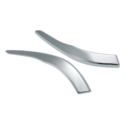 

Rear View Side Mirror Pillar Trim Chrome Cover Anti-Rub Strips Stickers 2PCS for Honda Civic 2016–2018