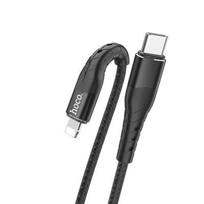 

HOCO U64 12m Type-C To Lightning PD Fast Charging Nylon Braided Data Cable For IPhone