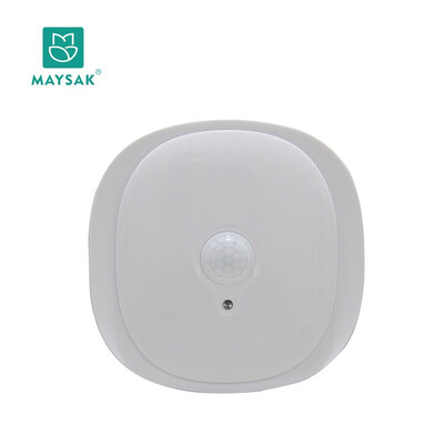 

Dry battery driven infrared human body sensing 8LED square night light for safe lighting in corridors bedrooms wardrobes kitche