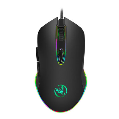 

Gaming Mouse USB Wired 6 Keys 200-4800 DPI Optical Sensor Desktop Computer Laptop Mouse RGB Backlit