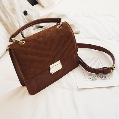 

Tailored Womens Fashion Pure-colour Slant Bag Single Shoulder Bag Purse Messenger Bag