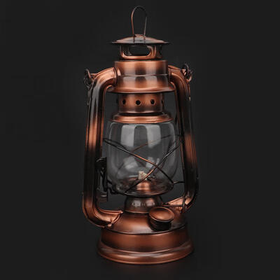 

Greensen Vintage Kerosene Lamp Iron Lantern Light Night Light Decoration Gift Bronze Color