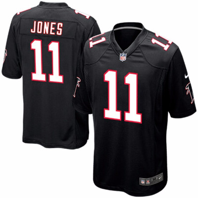 

Nike NFL Atlanta Falcons Mens 2 Matt Ryan 11 Julio Jones 18 Calvin Ridley 21 Deion Sanders 22 Keanu Neal Red Game Jersey