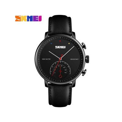 

SKMEI Fashion Simple Waterproof Quartz Wristwatch Mens Watch With Leather Strap