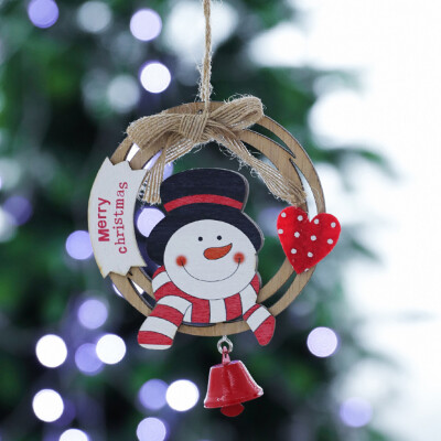 

Tailored Christmas Wooden Old Man Snowman Pendant Small Pendant Accessories