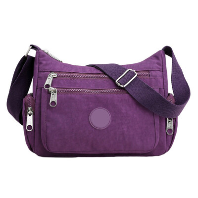 

Women Waterproof Printed Travel Messenger Pouch Zipper Crossbody Shoulder Bag