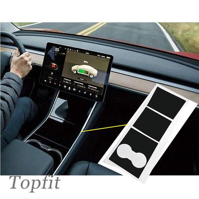 

New Replacement For Tesla Model 3 Matte Black Center Console Wrap Kit