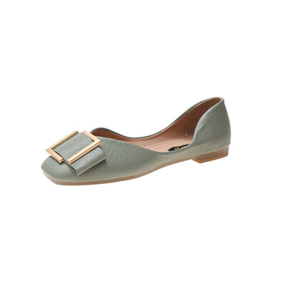 

Single Shoe Women Summer Fashion Shallow Mouth Pregnant Womens Shoes Comfortable Soft Bottom Bean Shoes