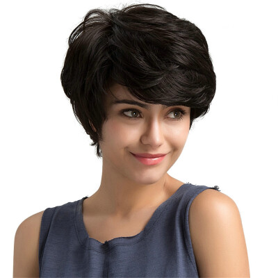 

〖Follure〗Real Remy Human Hair Topper Toupee Clip Hairpiece Lace Top Wig For Women