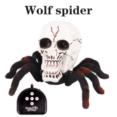 

Siaonvr Realistic Remote Control Spider Animal Remote Control Halloween Horror Toy