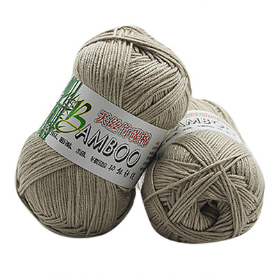 

Siaonvr New 100 Bamboo Cotton Warm Soft Natural Knitting Crochet Knitwear Wool Yarn 50g