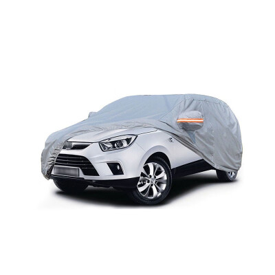 

Full Car Cover Breathable Silver Waterproof Rain Heat Dust Resist Protection 3L