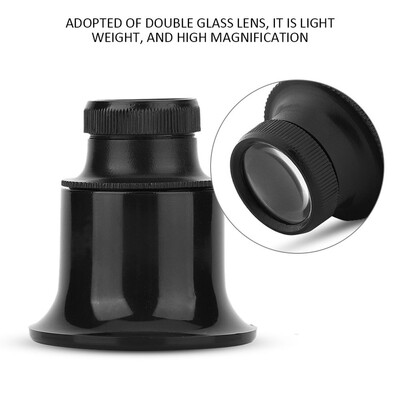 

〖Follure〗Monocular Magnifier Double Loupe Lens Magnifier Watch Jeweler Tool Repair