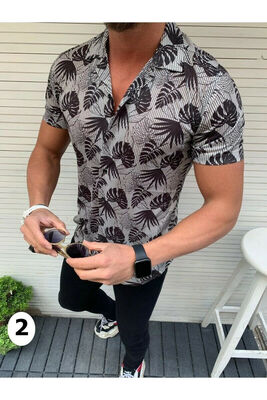 

Mens Short Sleeve Shirt Beach T-shirt Holiday Summer Hawaiian Casual Tops