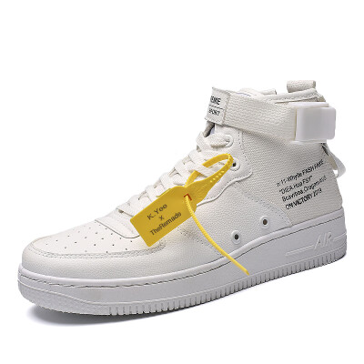 

Street dance high shoes mens tide boots 2019 new Korean version of the personality wild hip-hop shoes trend high state sports shoes