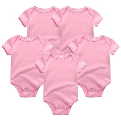 

5PCSLot Baby Bodysuits Newborn For Babies 0-12M Infant Baby Girls Clothes Jumpsuit Rompers Baby Boys Clothes Clothing Sets Cotton