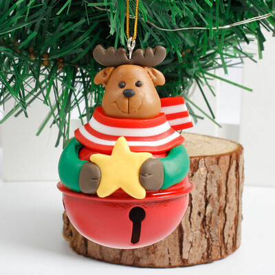 

Gobestart Christmas Tree Decoration Bells Ornament Home Decor Holiday Gift Old Man Snowman