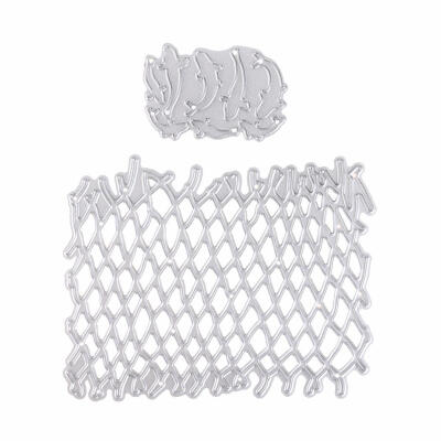 

Metal Cutting Die Stencil for DIY Scrapbooking Photo Fishing Net Embossing