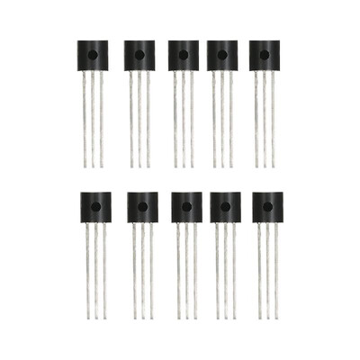 

10pcs DS18B20 TO-92 3 Pins Wire Digital Temperature Sensor IC