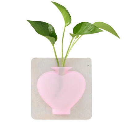 

Gobestart Silicone Sticky Vase Wall-Mounted Flower Holder Decorative Vase For Home Decor