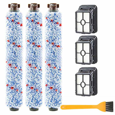 

3pcs Main Brushes 3pcs Filters For Bissell CrossWave 1866 1868 Vacuum Cleaner