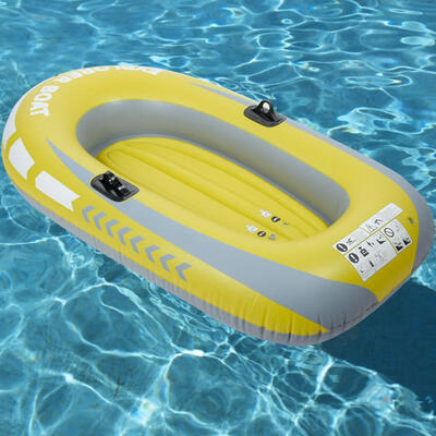

Greensen Yellow PVC Inflatable Two Persons Rowing Air Boat Fishing Drifting Diving Tool